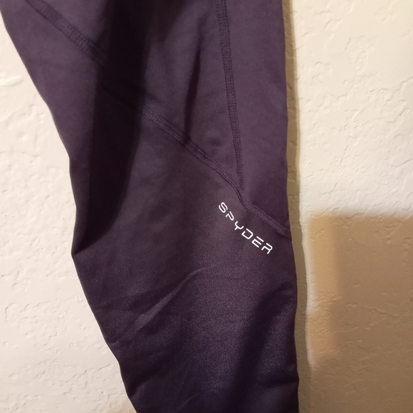 SPYDER Women's Slash Tights Purple XL - Picture 6 of 8